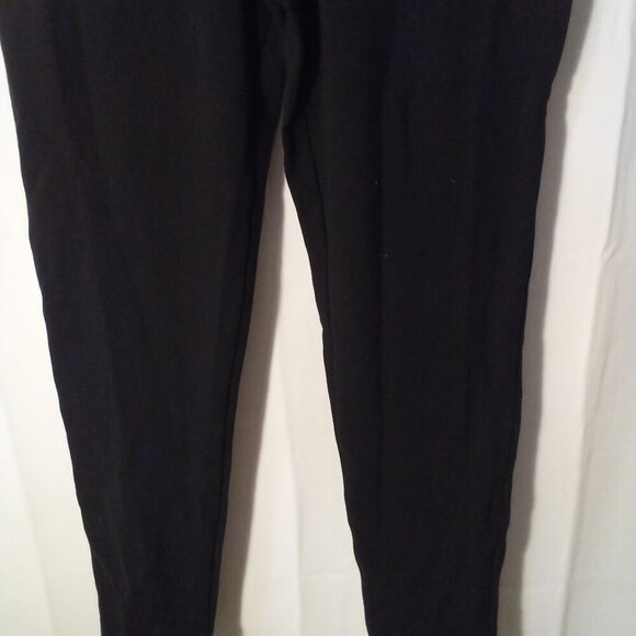 Shape FX Leggings Women L Straight Skinny Active Athletic Cropped Black - Picture 5 of 13